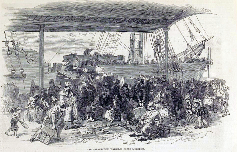 emigrants embarkation